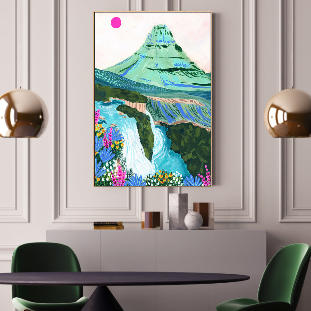 wall-art-print-canvas-poster-framed-Kirkjufell-2