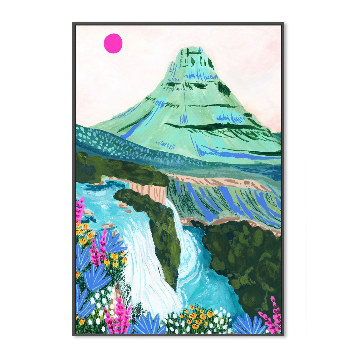 wall-art-print-canvas-poster-framed-Kirkjufell-3