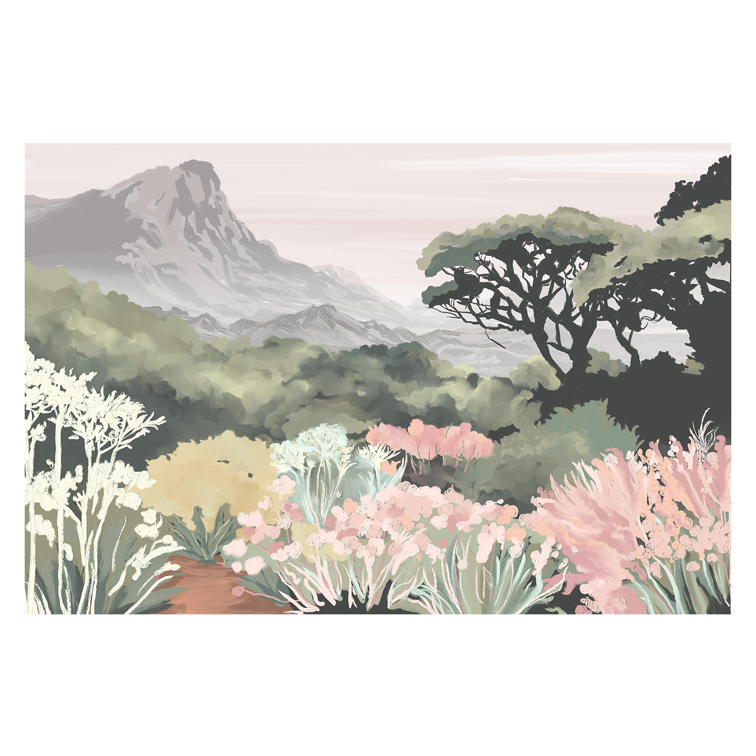 wall-art-print-canvas-poster-framed-'Kirstenbosch Dreaming', Kirstenbosch Gardens, Cape Town, South Africa , By Jenna Alheit-1