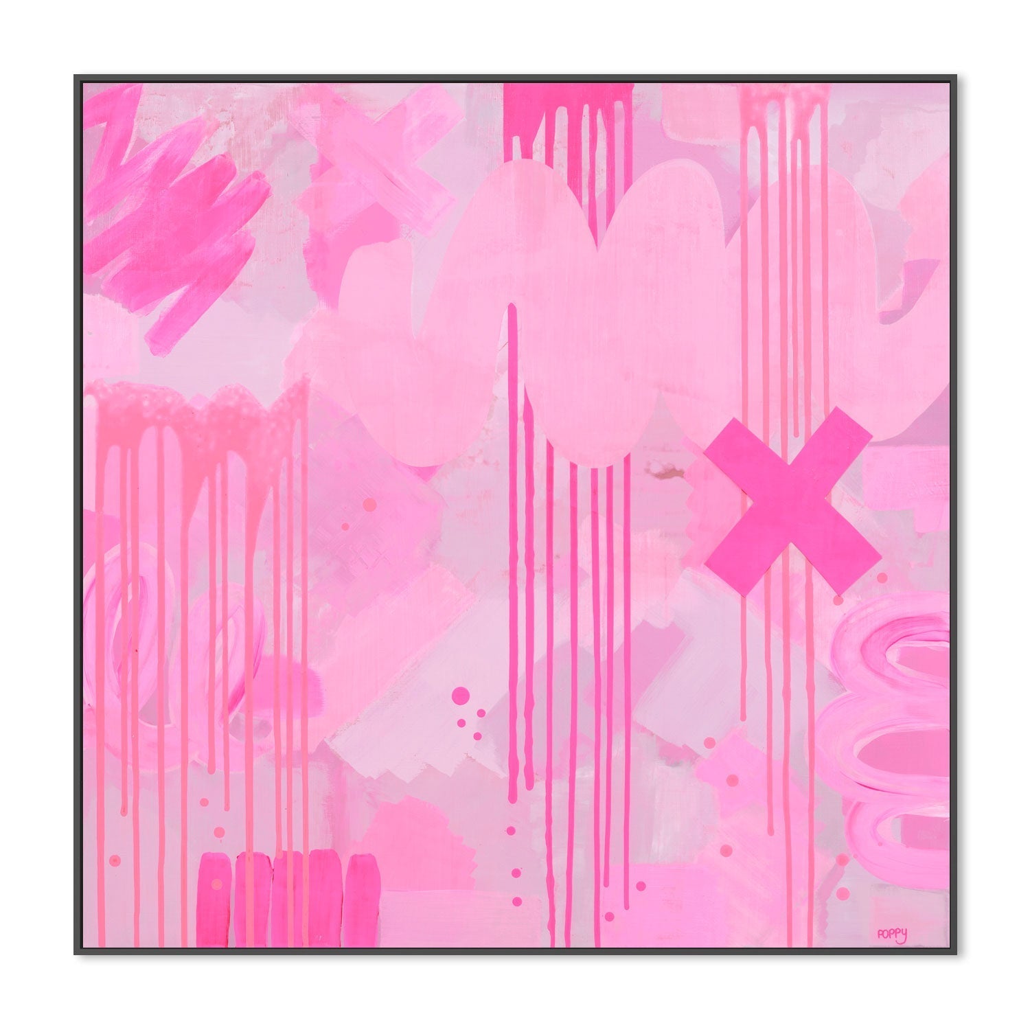 wall-art-print-canvas-poster-framed-Kiss Me, by Poppy Key, Exclusive To Gioia , By Poppy Key-3