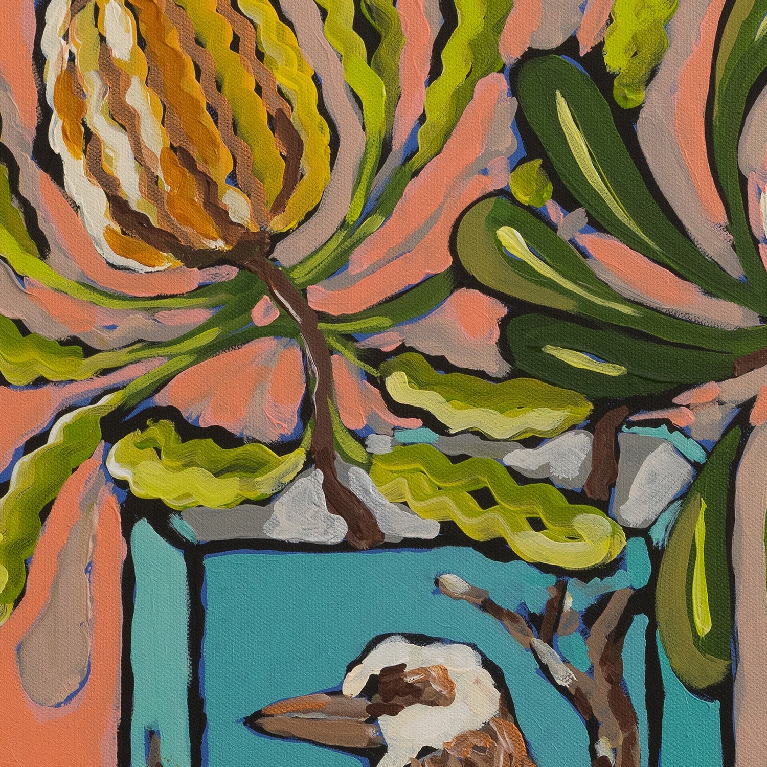 wall-art-print-canvas-poster-framed-Kookaburra tea-10