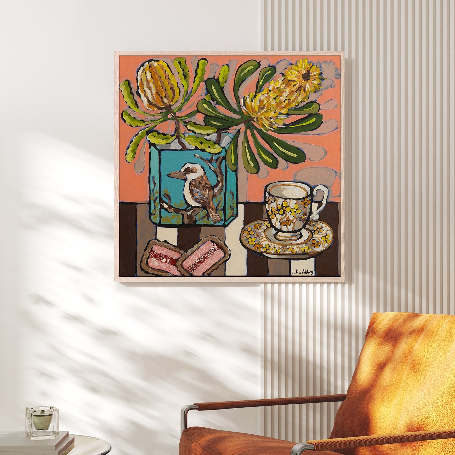 wall-art-print-canvas-poster-framed-Kookaburra tea-7
