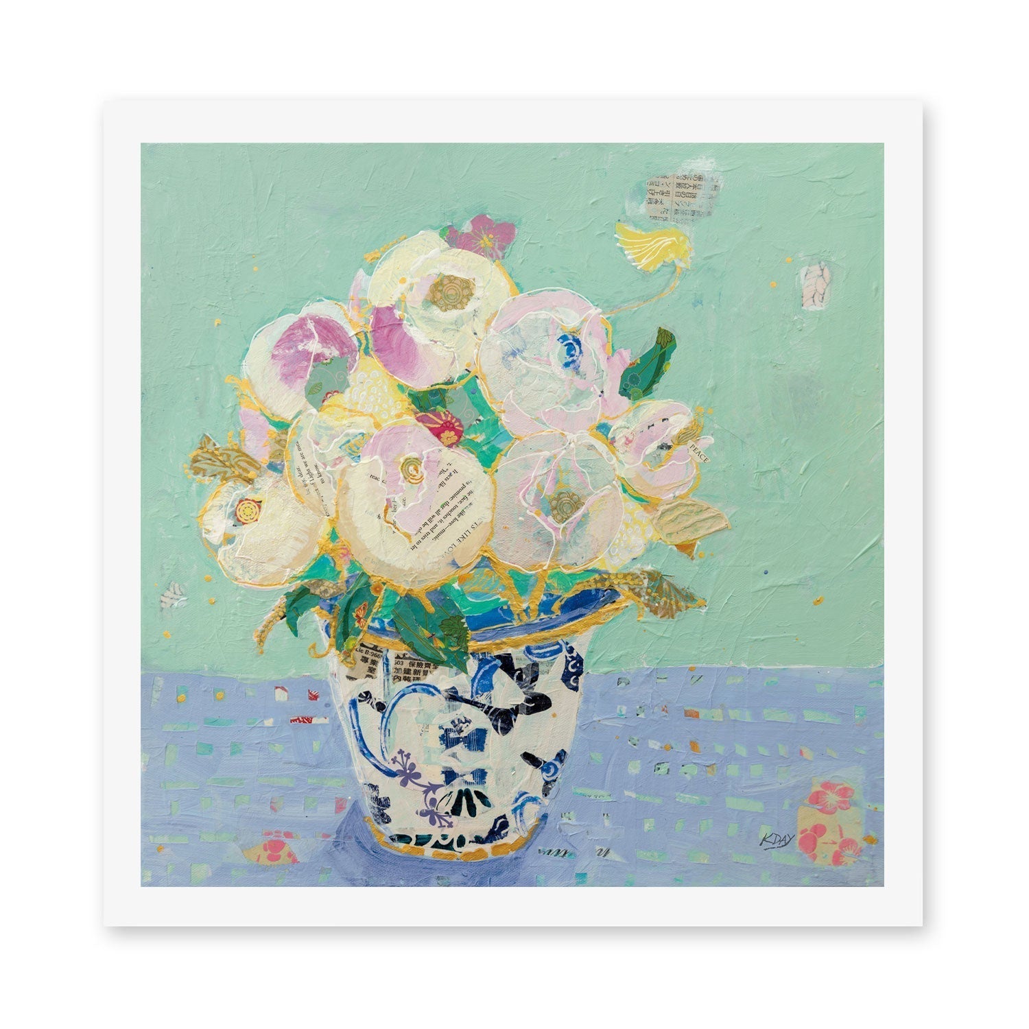 wall-art-print-canvas-poster-framed-Kristens Peonies , By Kellie Day-GIOIA-WALL-ART