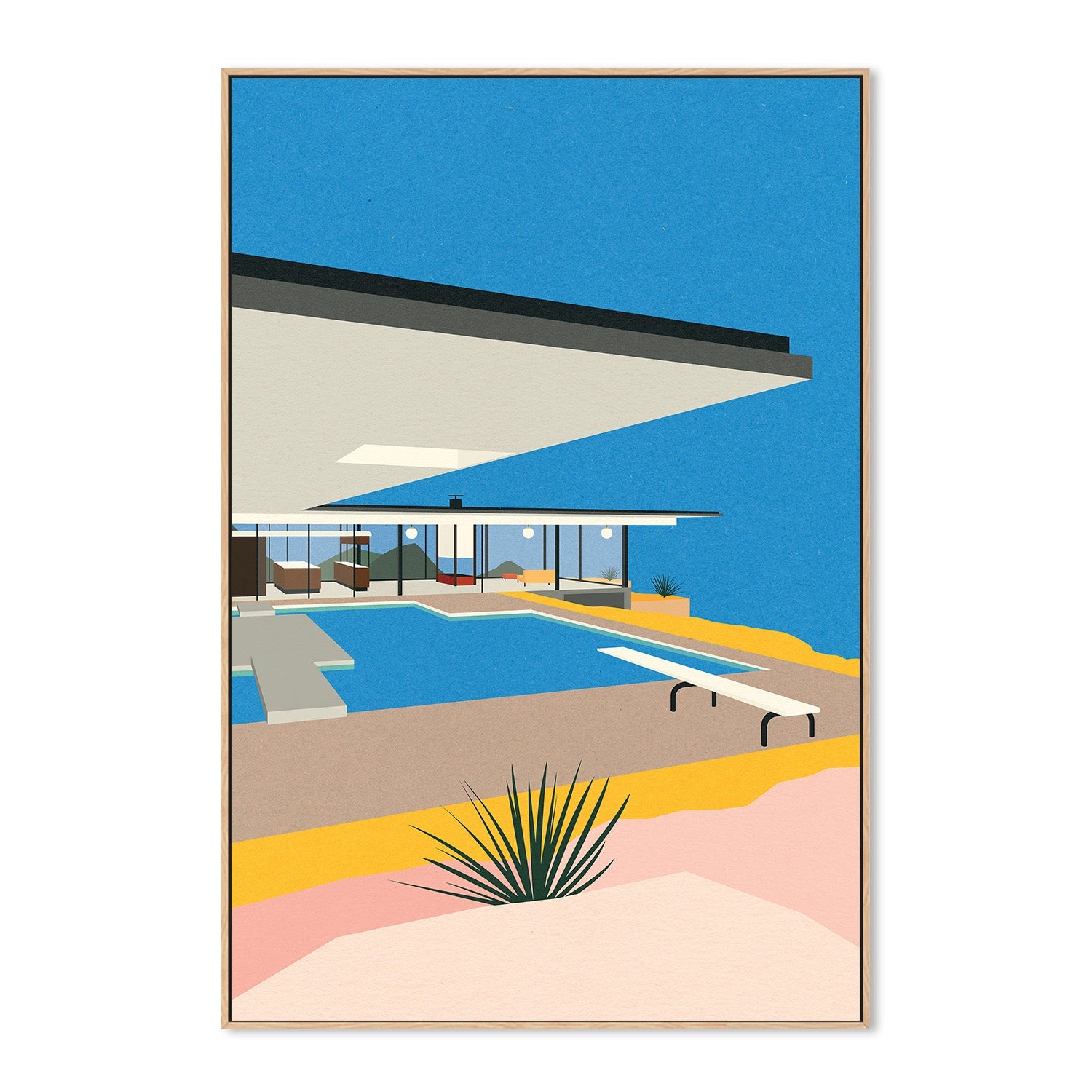wall-art-print-canvas-poster-framed-La Stahl House-4