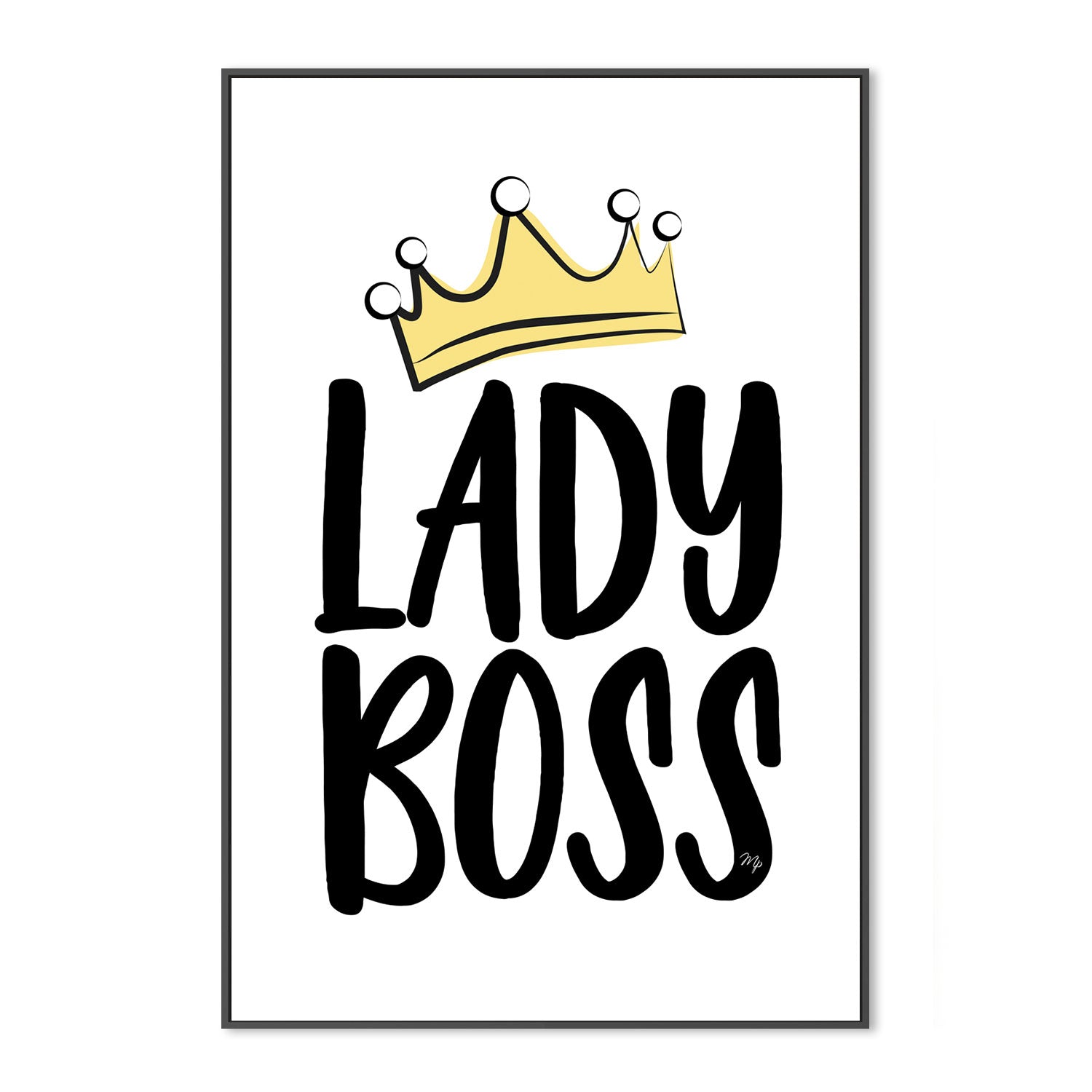 wall-art-print-canvas-poster-framed-Lady Boss-GIOIA-WALL-ART