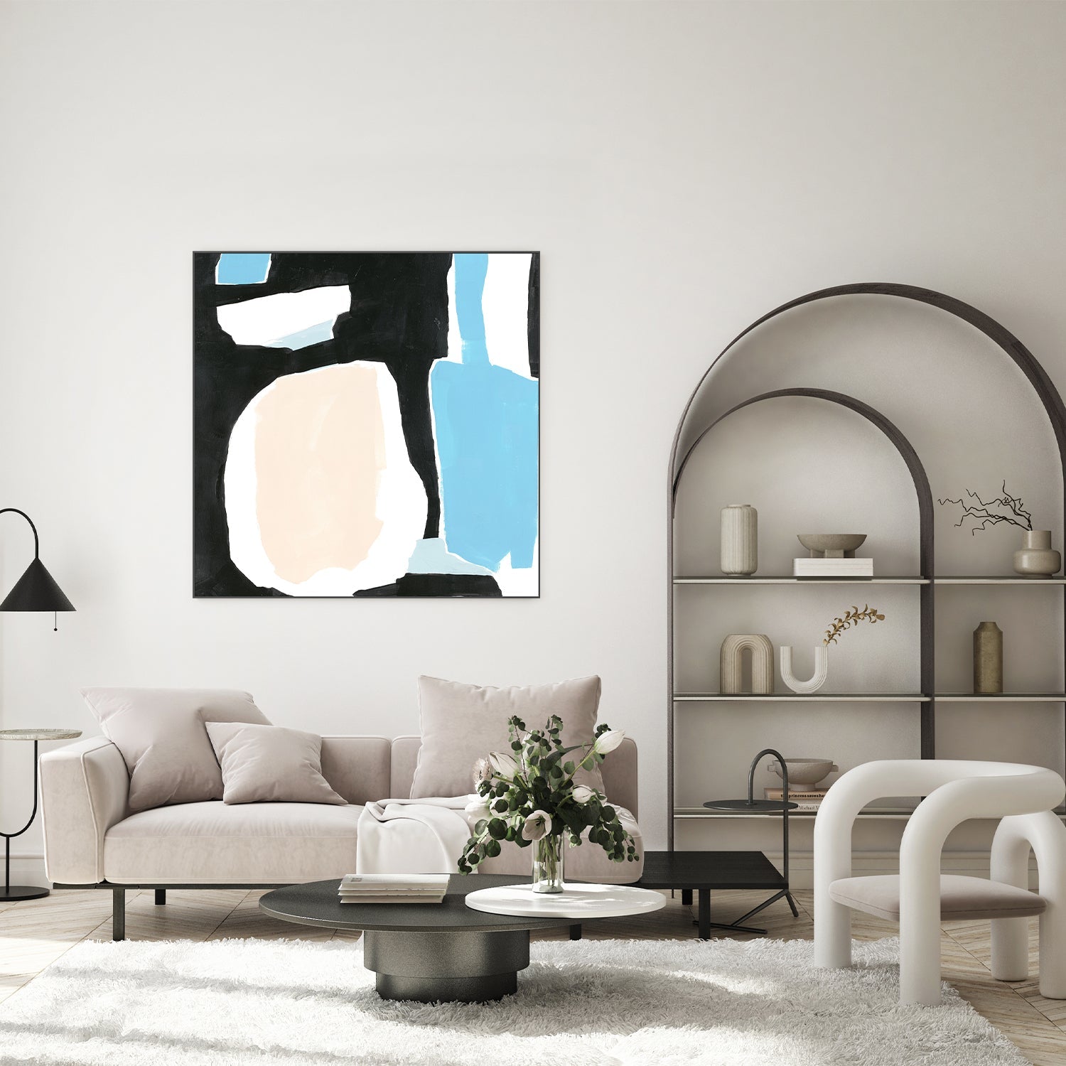 wall-art-print-canvas-poster-framed-Laila Abstract, Style A , By Megan Swartz-7