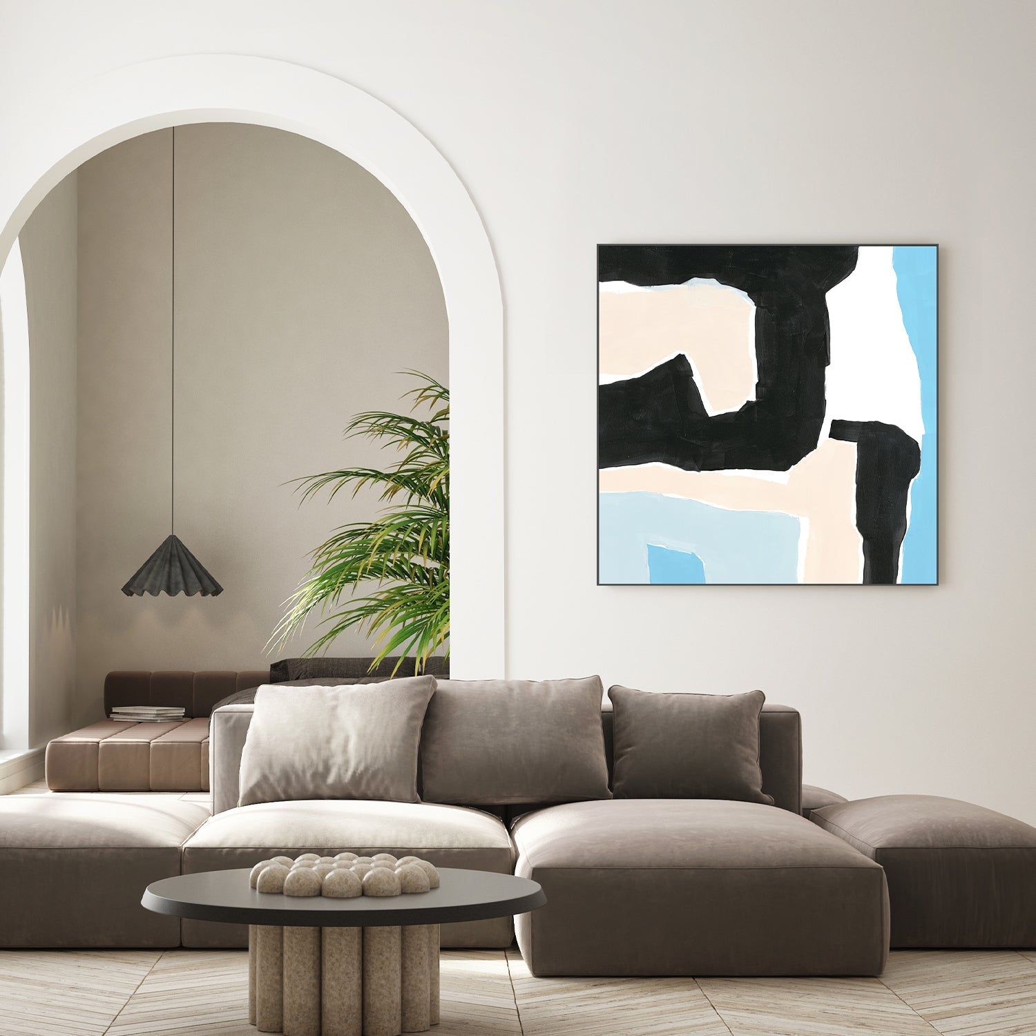 wall-art-print-canvas-poster-framed-Laila Abstract, Style B , By Megan Swartz-7