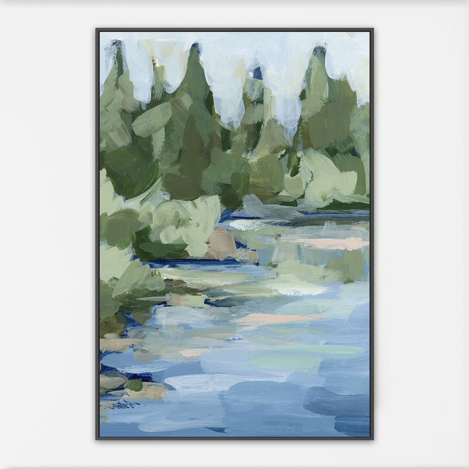 wall-art-print-canvas-poster-framed-Lake Landscape , Style A, By Jetty Home , By Jetty Home-3