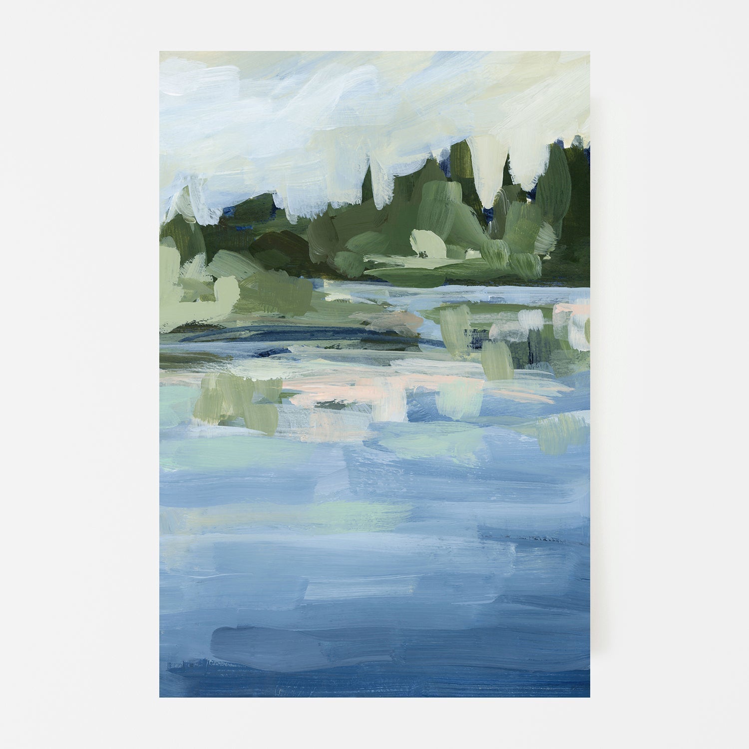wall-art-print-canvas-poster-framed-Lake Landscape , Style B, By Jetty Home , By Jetty Home-1