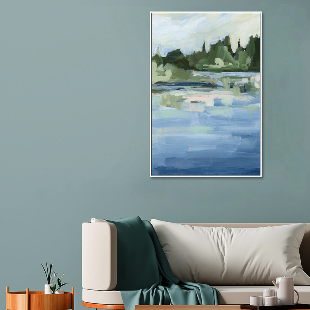 wall-art-print-canvas-poster-framed-Lake Landscape , Style B, By Jetty Home , By Jetty Home-2