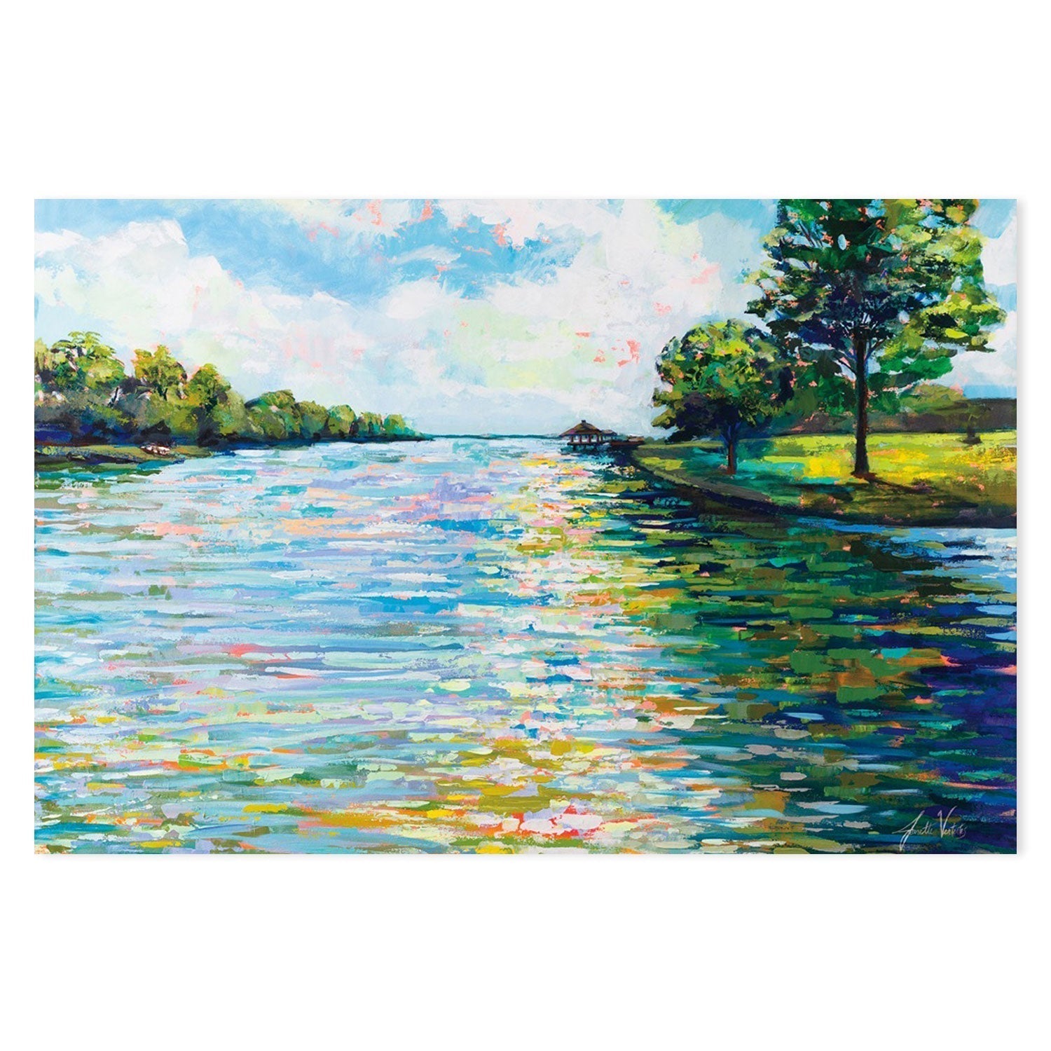 wall-art-print-canvas-poster-framed-Lake View-by-Jeanette Vertentes-Gioia Wall Art