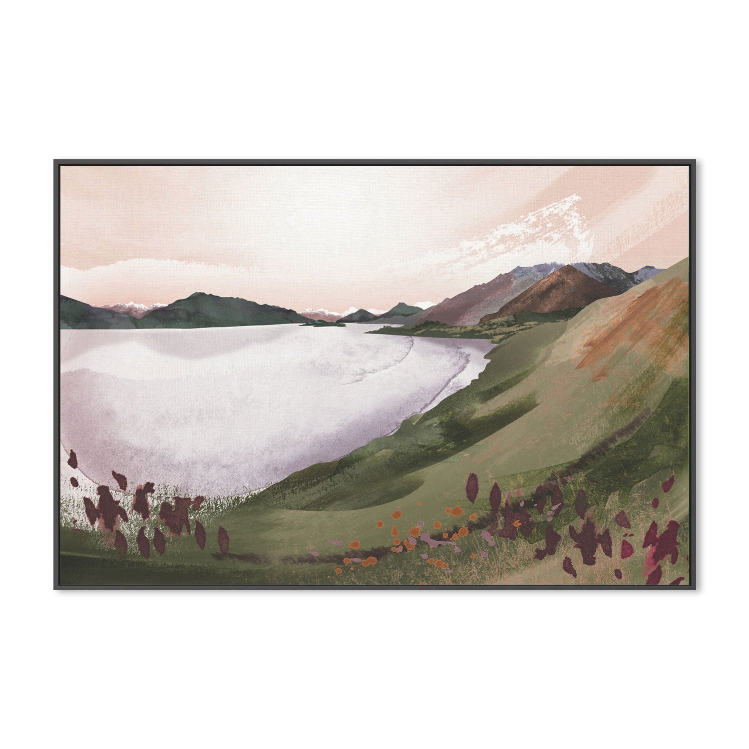 wall-art-print-canvas-poster-framed-Lake Wakatipu-by-Dear Musketeer Studio-Gioia Wall Art