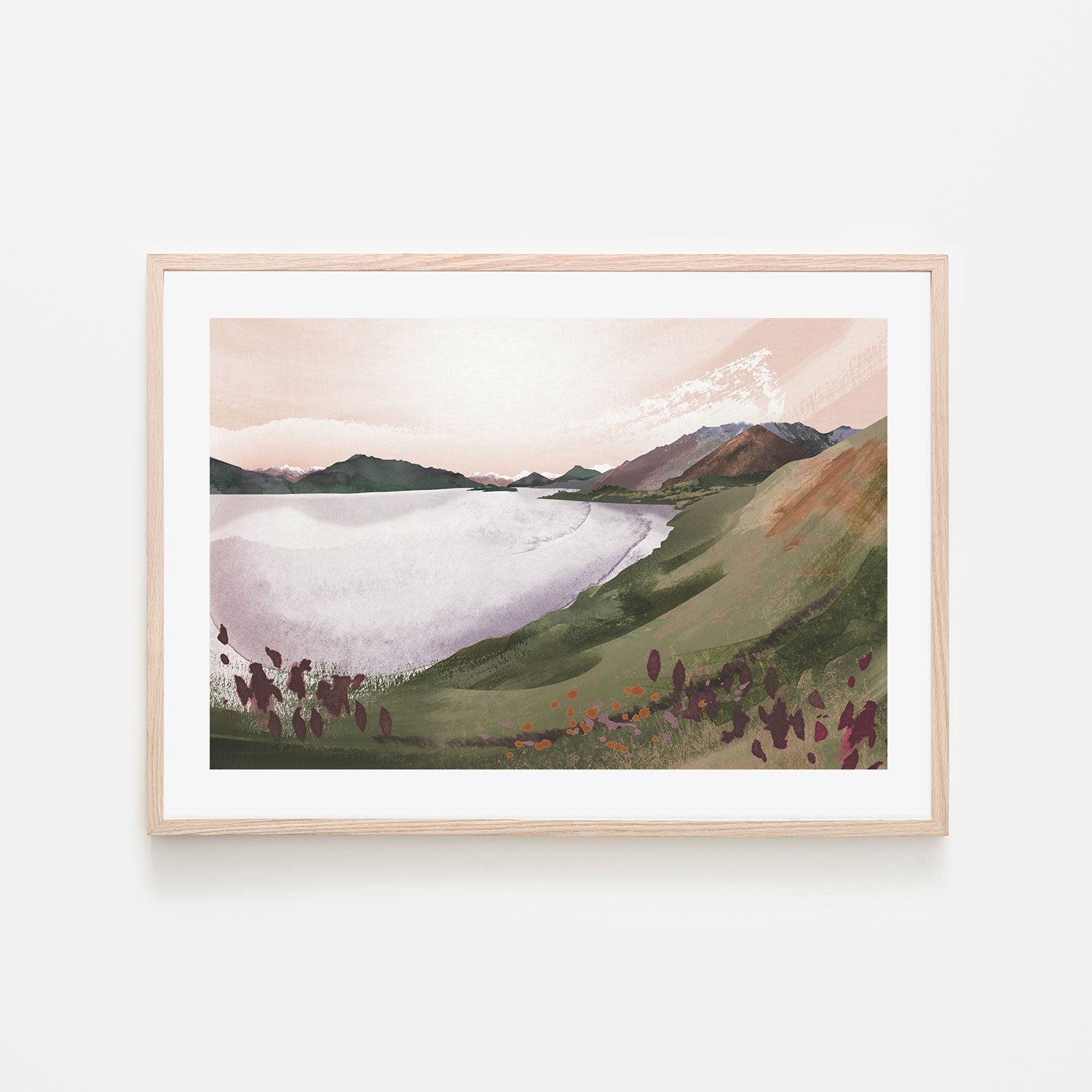 wall-art-print-canvas-poster-framed-Lake Wakatipu-by-Dear Musketeer Studio-Gioia Wall Art