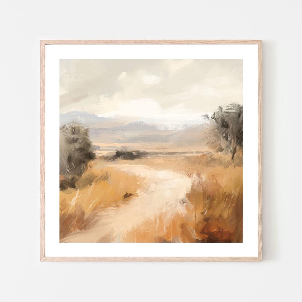 wall-art-print-canvas-poster-framed-Landscape in Yellow Ochre , By Danhui Nai-6