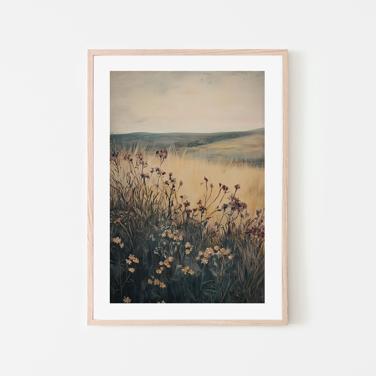 wall-art-print-canvas-poster-framed-Landscape Wild Flower-6
