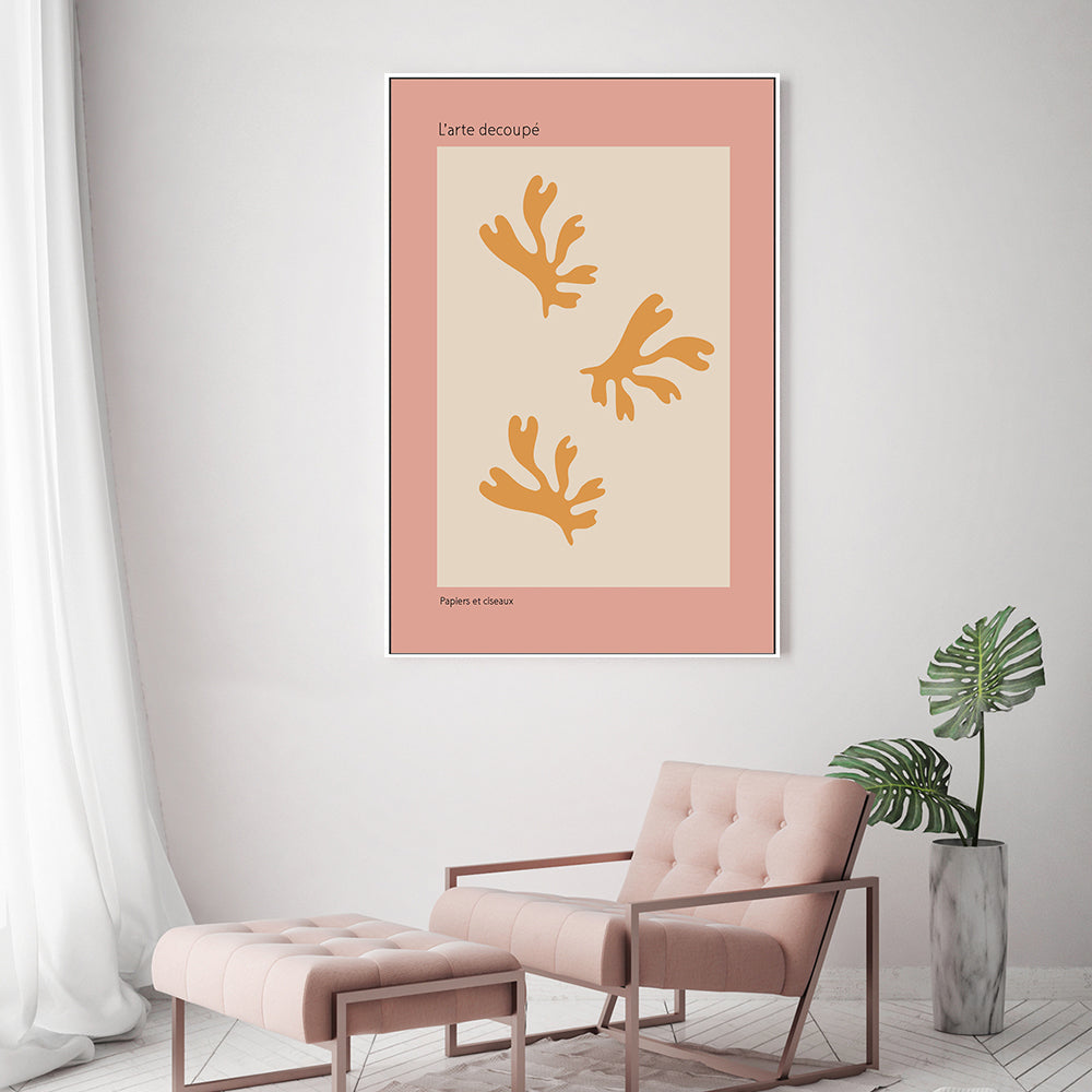wall-art-print-canvas-poster-framed-L'arte découpe, Style B-GIOIA-WALL-ART