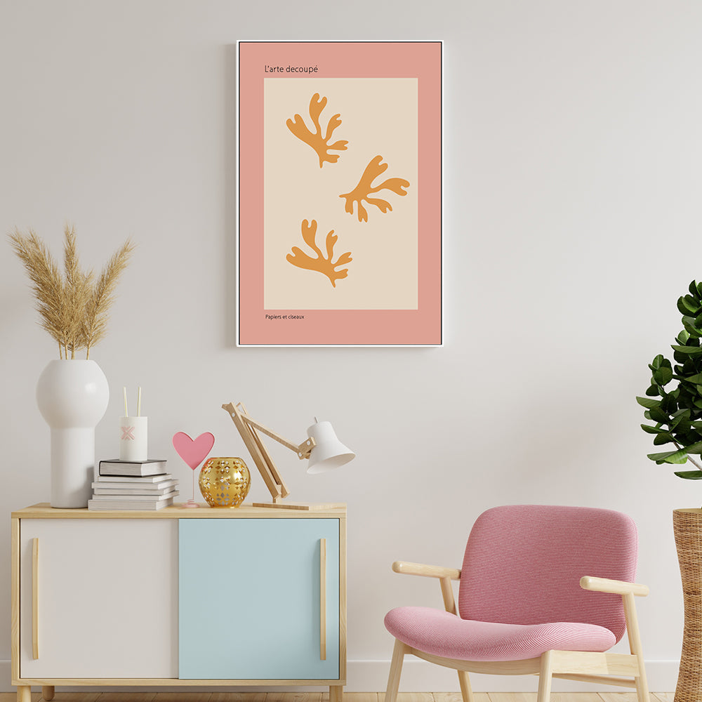 wall-art-print-canvas-poster-framed-L'arte découpe, Style B-GIOIA-WALL-ART