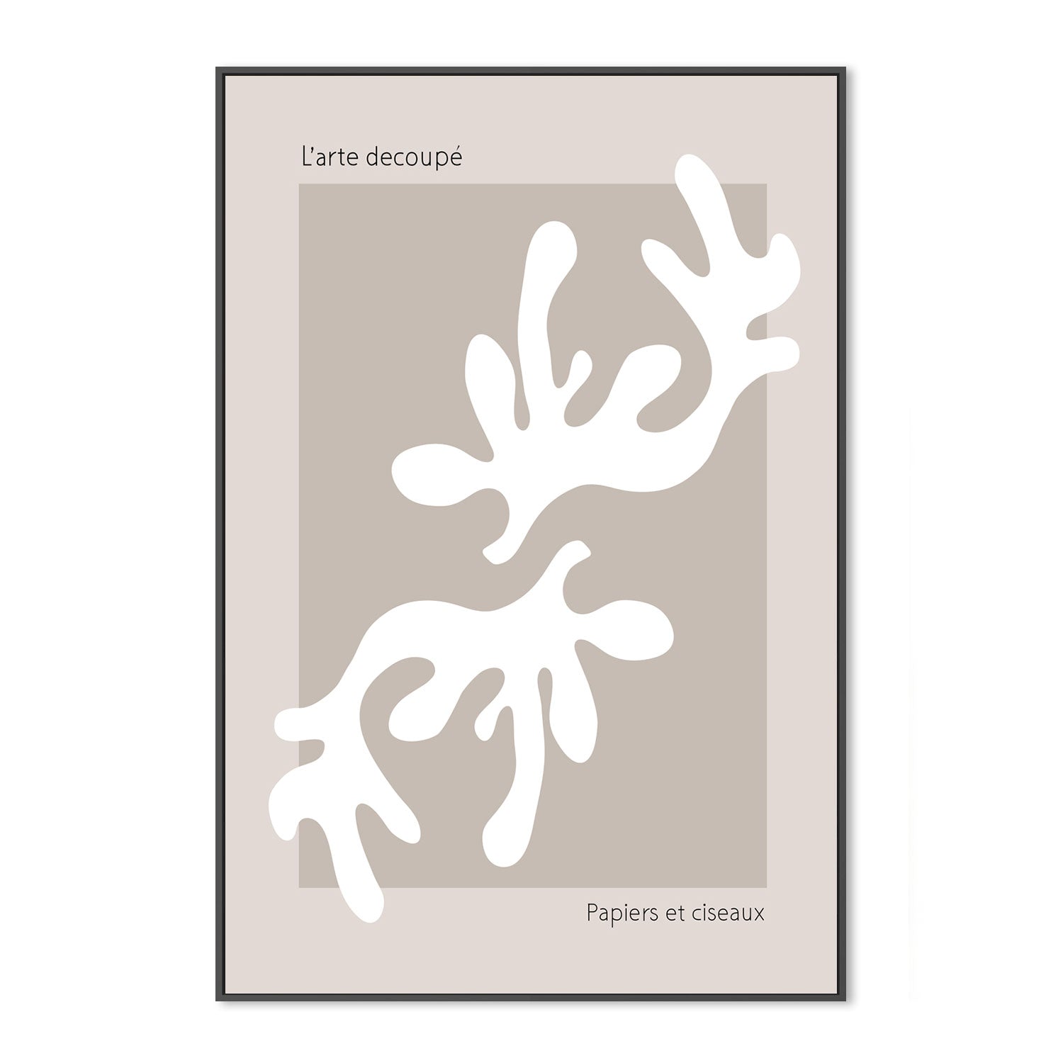 wall-art-print-canvas-poster-framed-L'arte découpe, Style C-GIOIA-WALL-ART