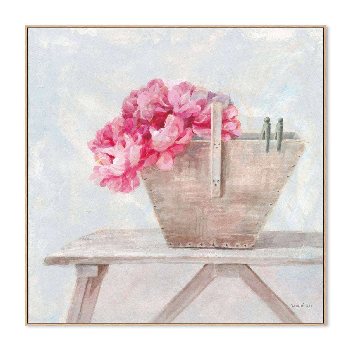wall-art-print-canvas-poster-framed-Laundry Day, Style A-by-Danhui Nai-Gioia Wall Art
