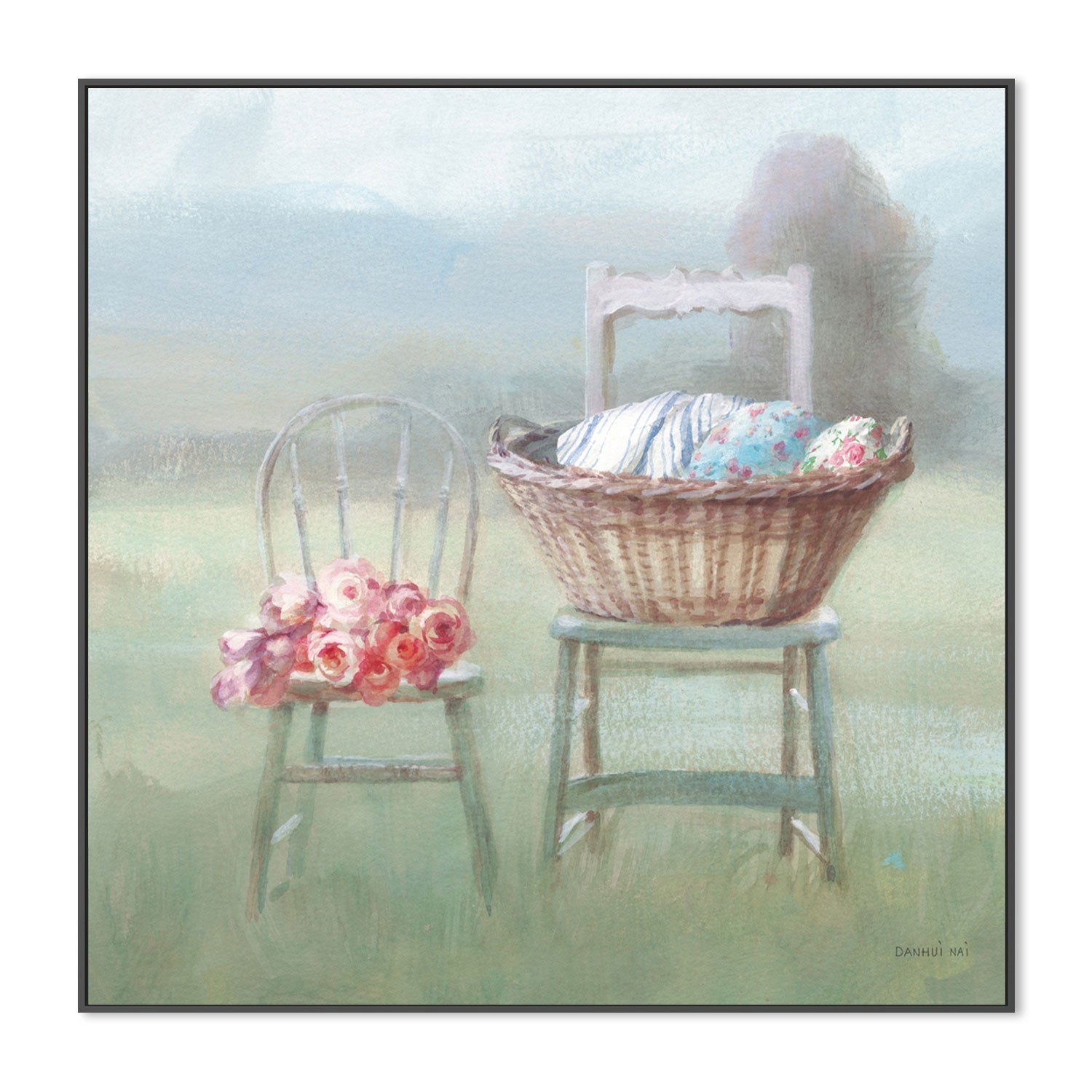 wall-art-print-canvas-poster-framed-Laundry Day, Style D-by-Danhui Nai-Gioia Wall Art
