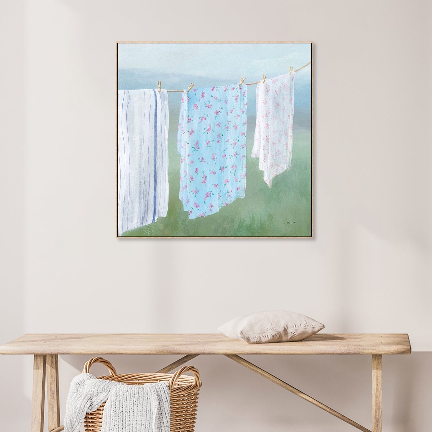wall-art-print-canvas-poster-framed-Laundry Day, Style E-by-Danhui Nai-Gioia Wall Art