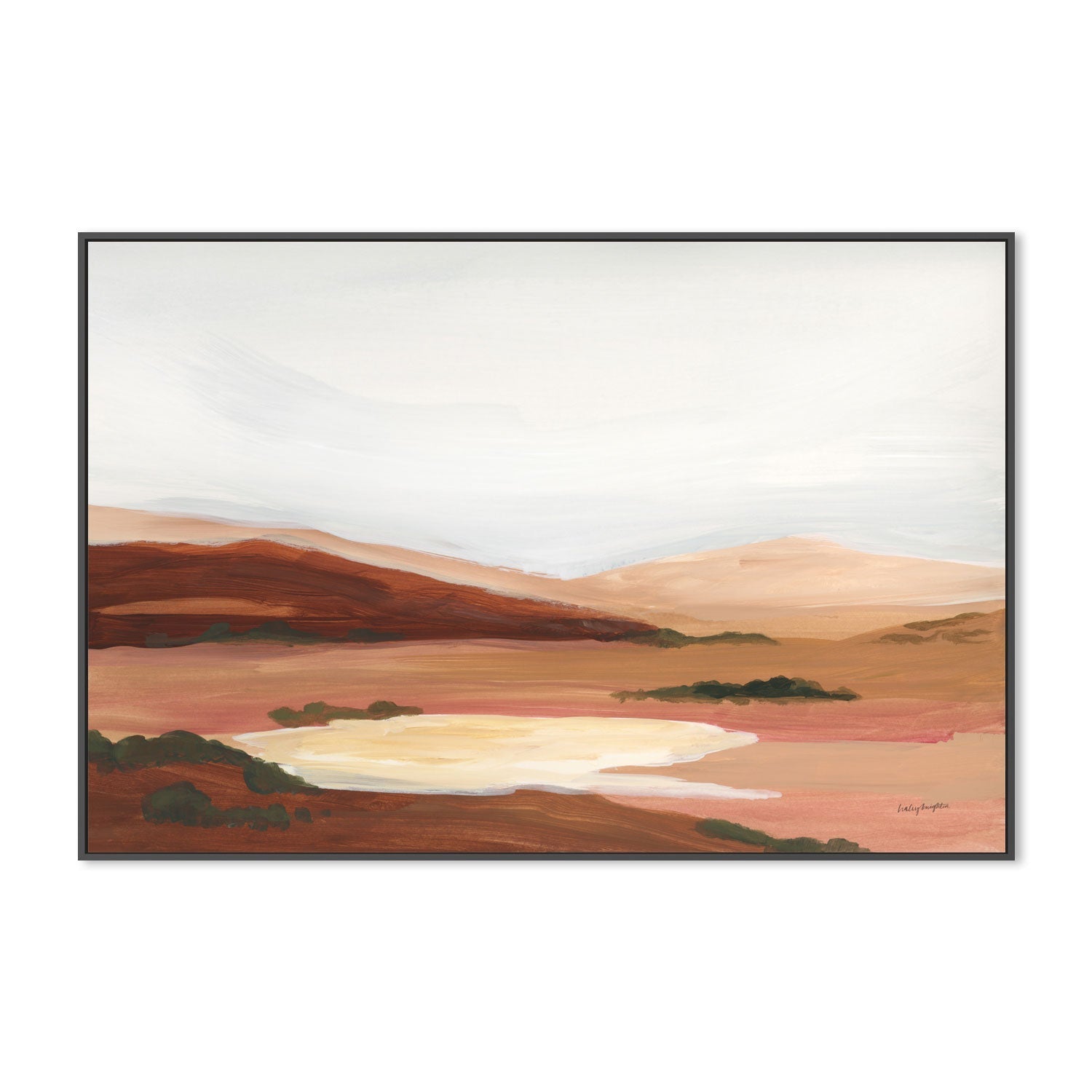 wall-art-print-canvas-poster-framed-Laurel Lowland, Style A , By Haley Knighten-3