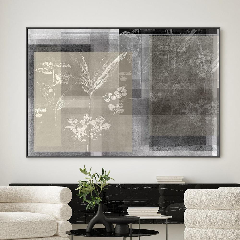 wall-art-print-canvas-poster-framed-Layered Botanical Abstract-2