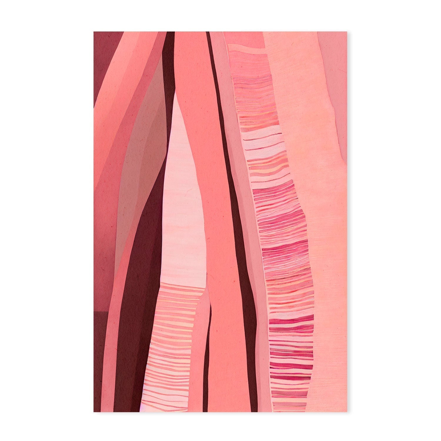 wall-art-print-canvas-poster-framed-Layers Of Pink , By Treechild-GIOIA-WALL-ART