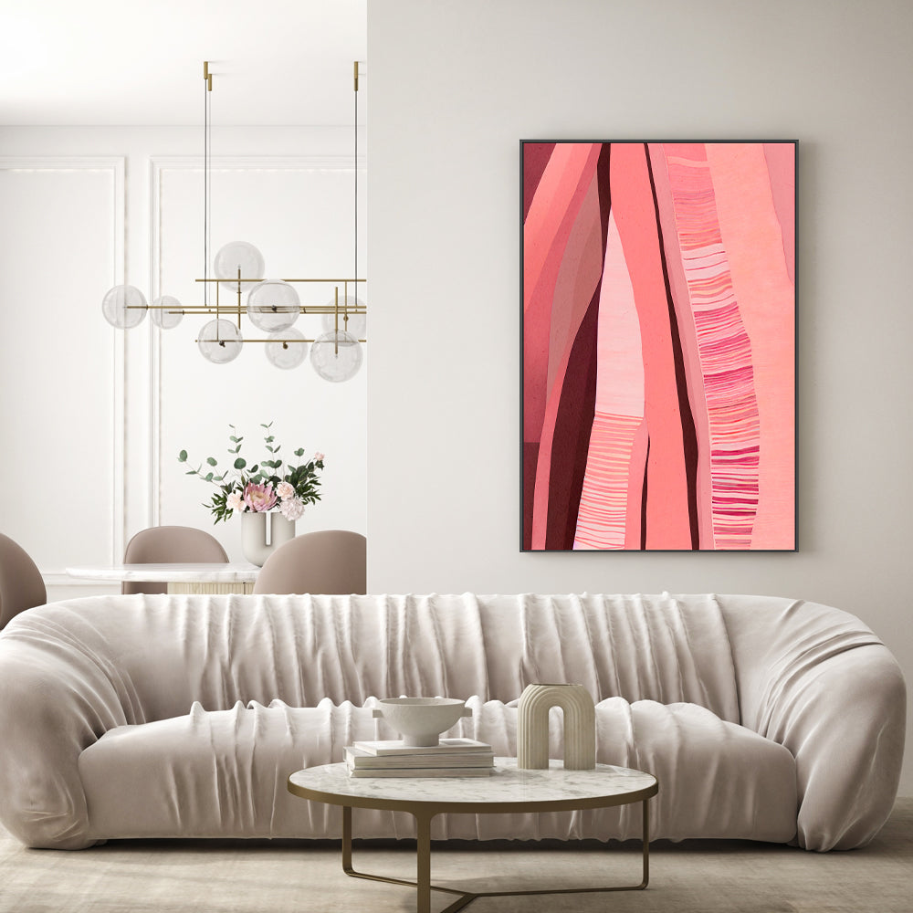 wall-art-print-canvas-poster-framed-Layers Of Pink , By Treechild-GIOIA-WALL-ART