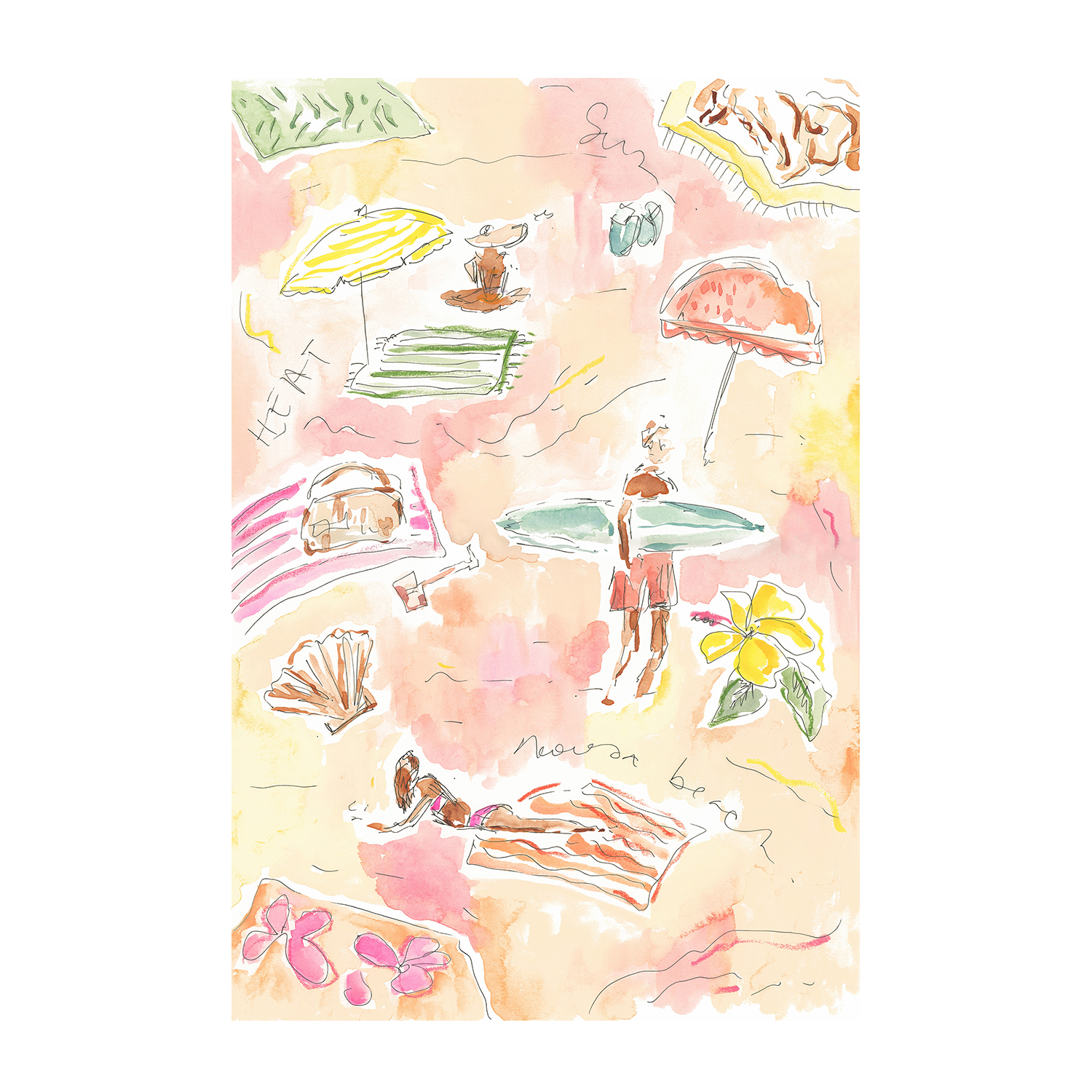 wall-art-print-canvas-poster-framed-Lazy Days , By Cass Deller-1