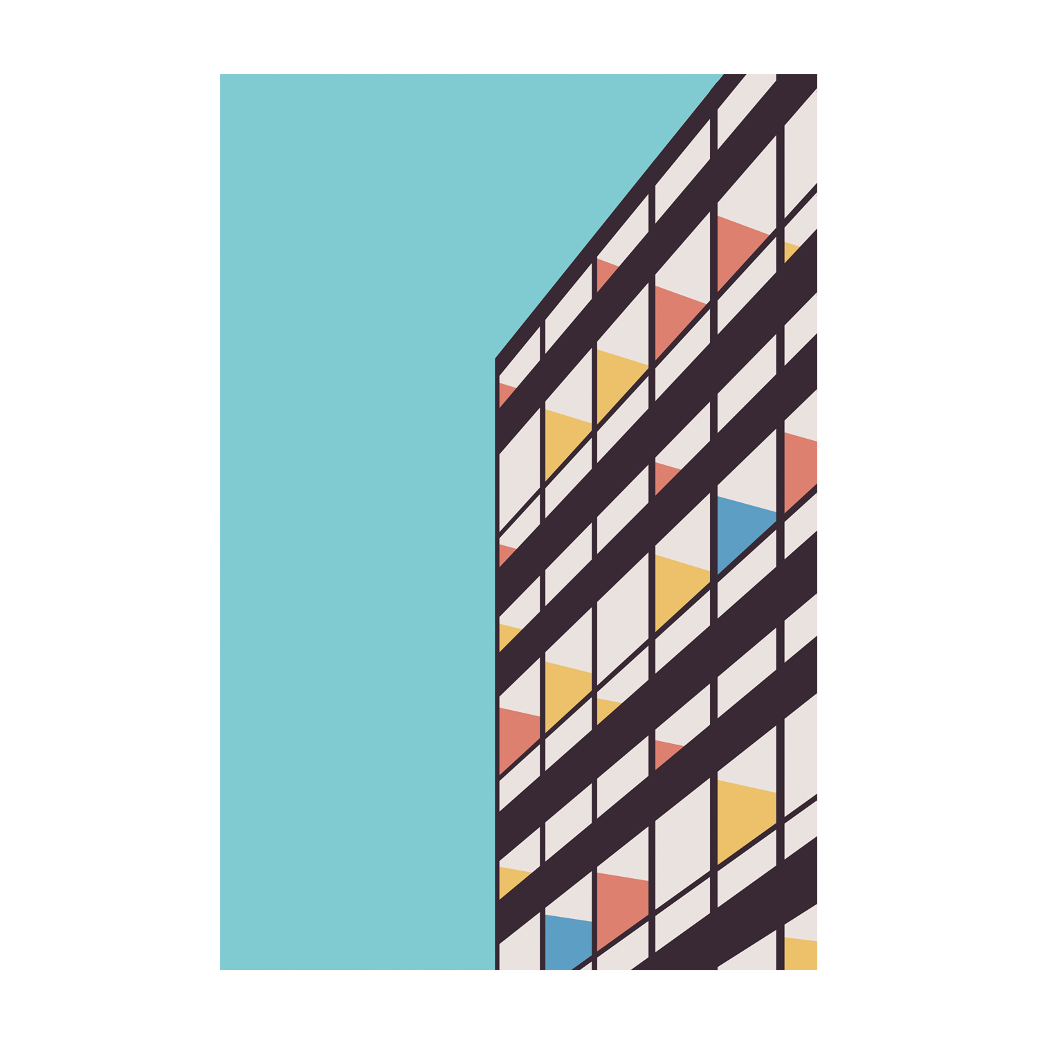 wall-art-print-canvas-poster-framed-Le Corbusier, By Florent Bodart-GIOIA-WALL-ART
