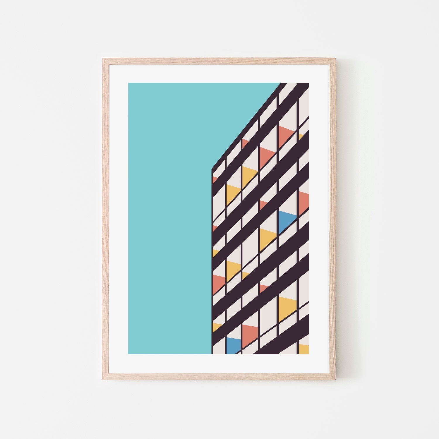 wall-art-print-canvas-poster-framed-Le Corbusier, By Florent Bodart-GIOIA-WALL-ART