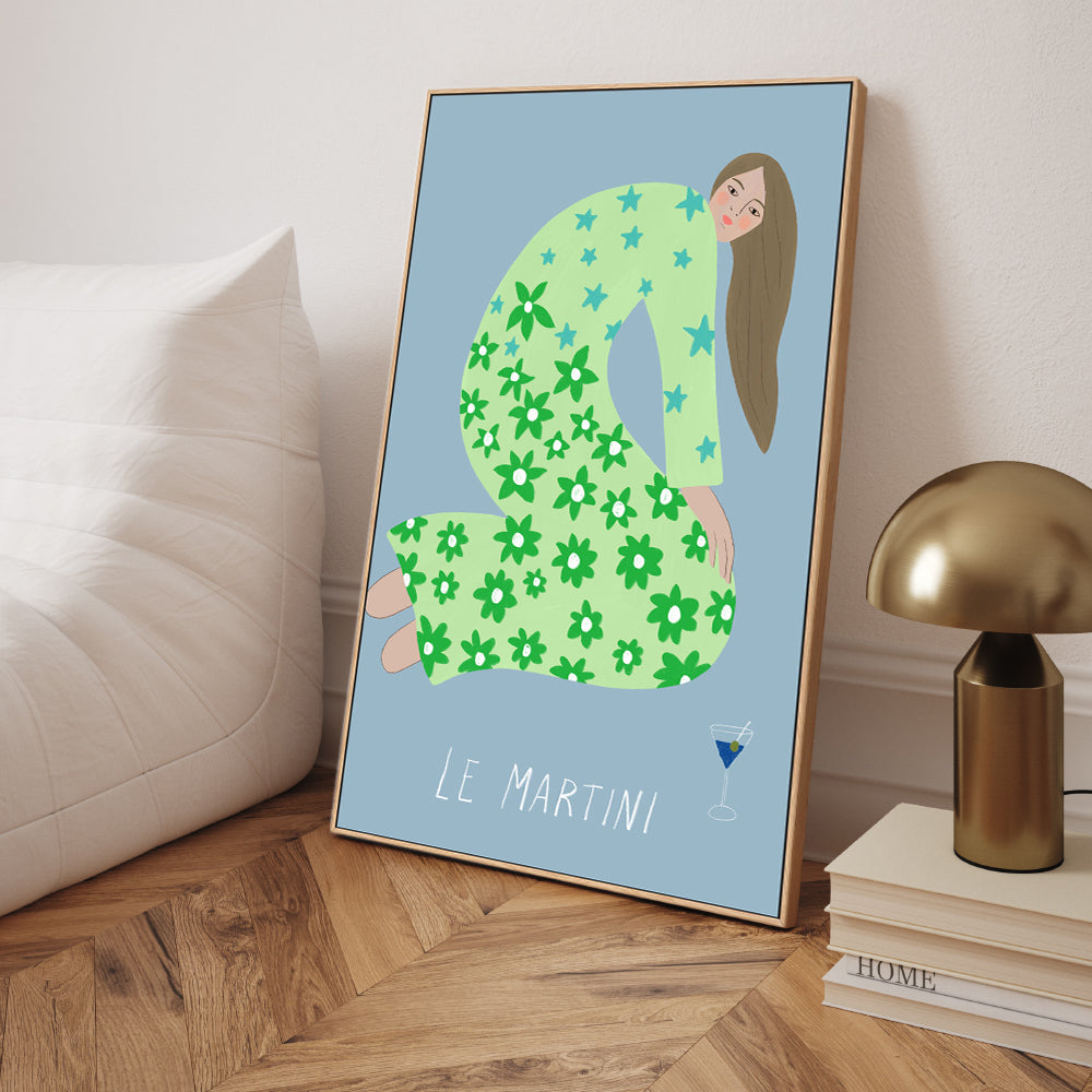 wall-art-print-canvas-poster-framed-Le Martini , By Constanza Goeppinger-2