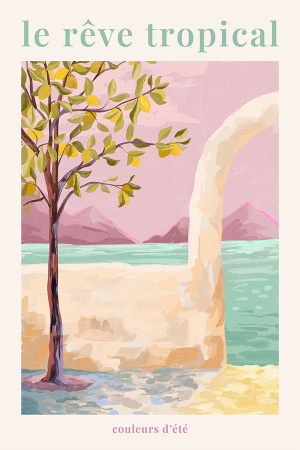 wall-art-print-canvas-poster-framed-Le RAave Tropical - Lemontree-1