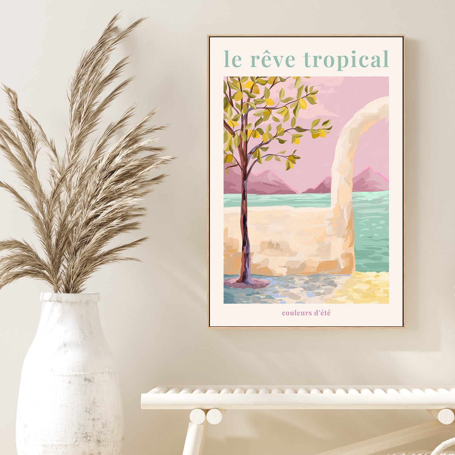 wall-art-print-canvas-poster-framed-Le RAave Tropical - Lemontree-2