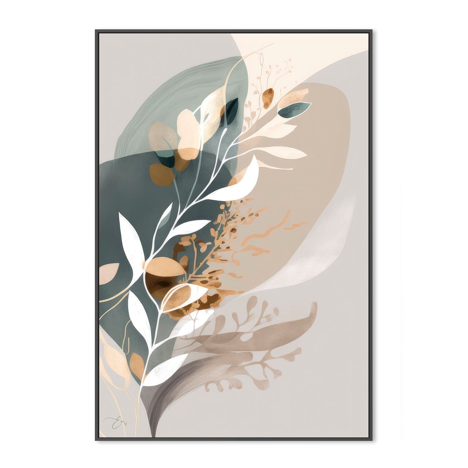 wall-art-print-canvas-poster-framed-Leaves Of Grace , By Bella Eve-GIOIA-WALL-ART