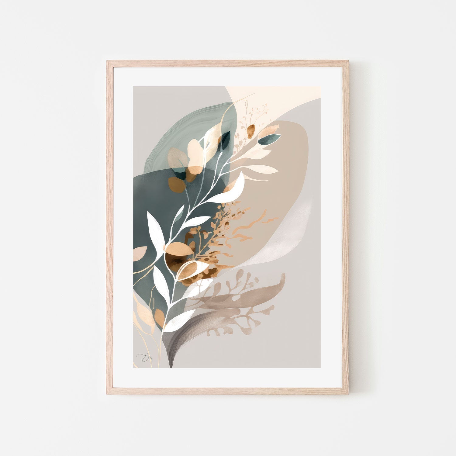 wall-art-print-canvas-poster-framed-Leaves Of Grace , By Bella Eve-GIOIA-WALL-ART