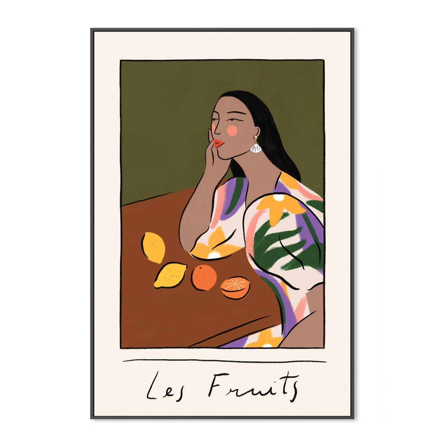wall-art-print-canvas-poster-framed-Les Fruits , By Constanza Goeppinger-3