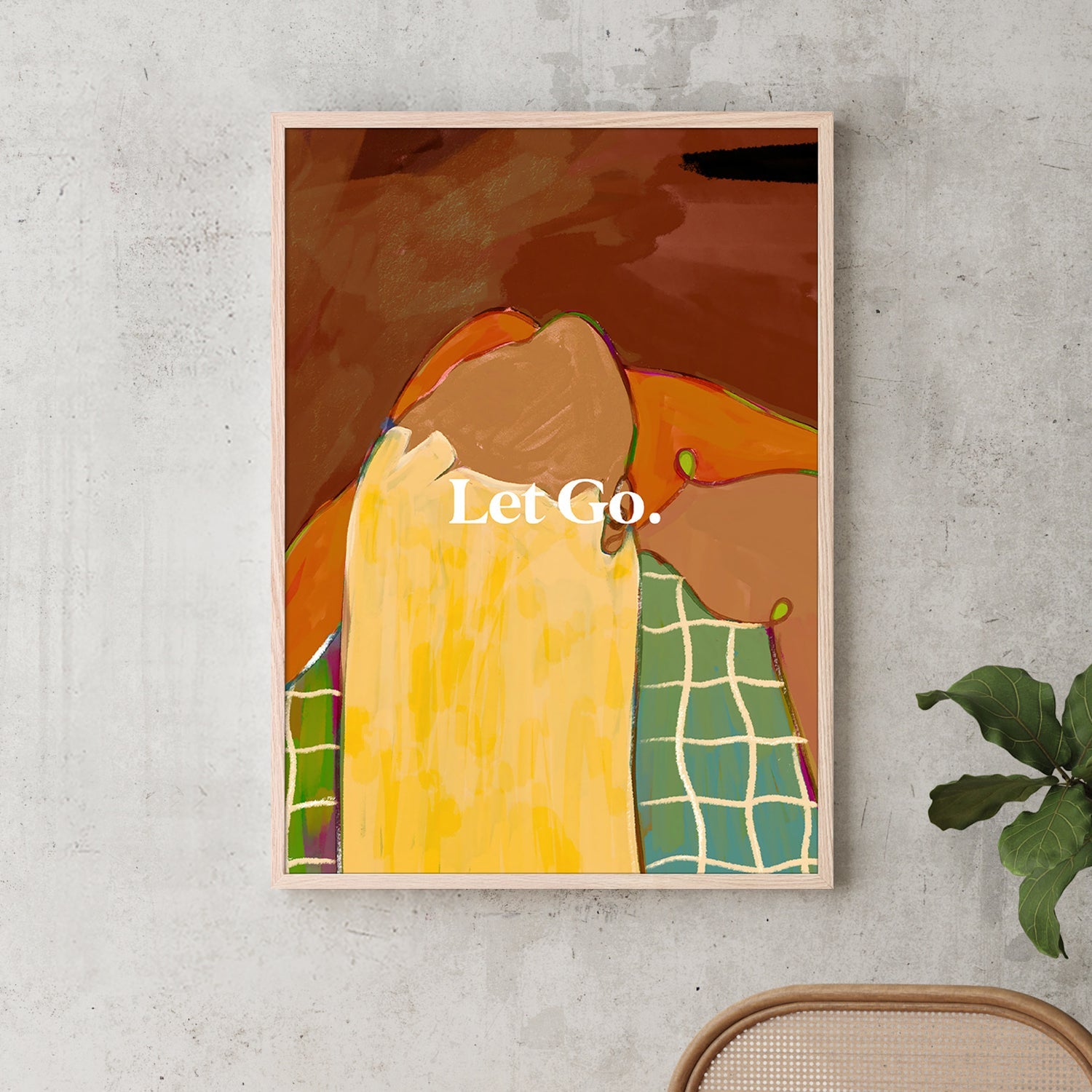 wall-art-print-canvas-poster-framed-Let Go-2