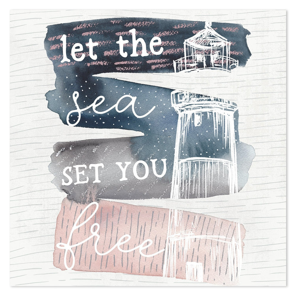 wall-art-print-canvas-poster-framed-Let The Sea Set You Free-by-Emily Wood-Gioia Wall Art
