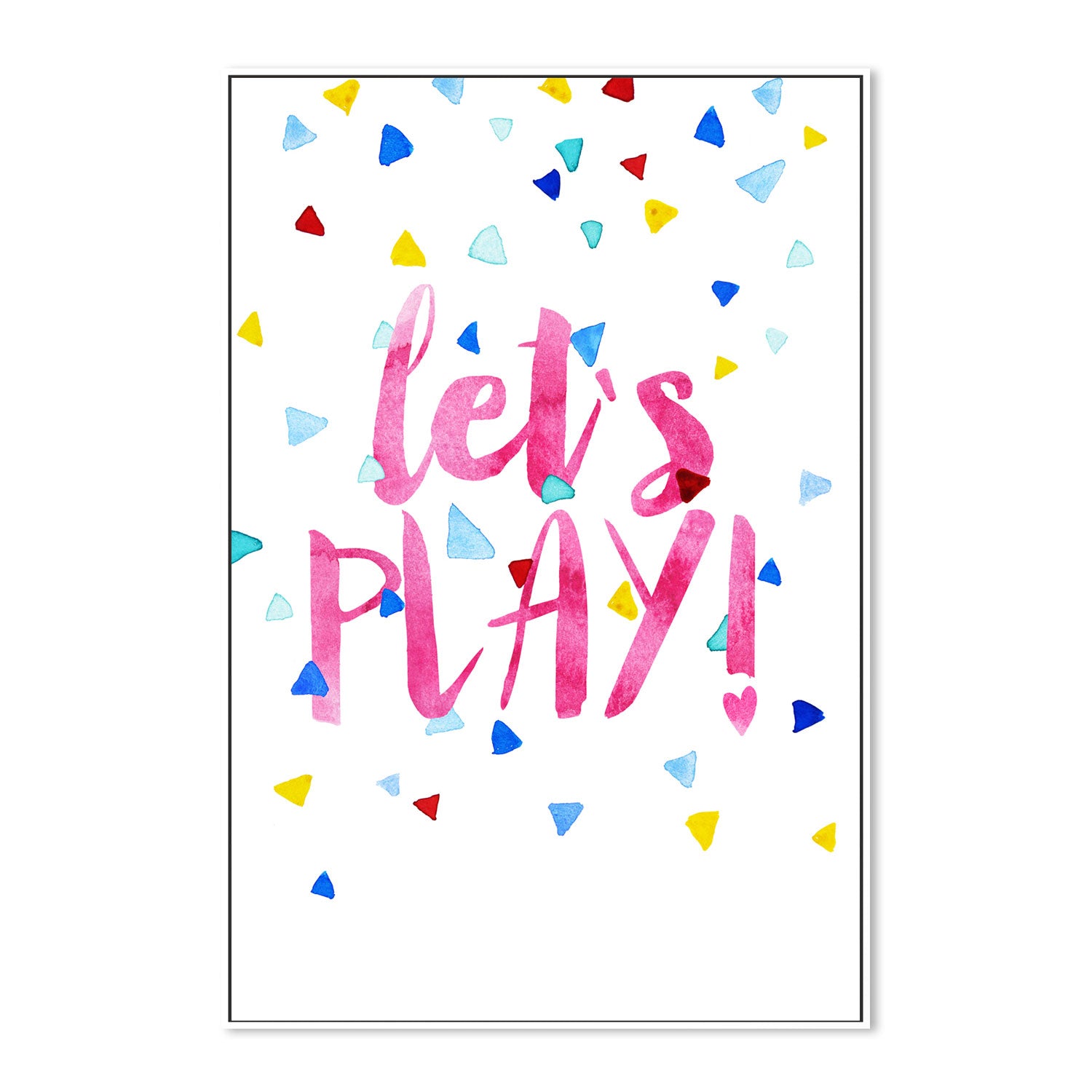 wall-art-print-canvas-poster-framed-Let's Play! , By Treechild-GIOIA-WALL-ART