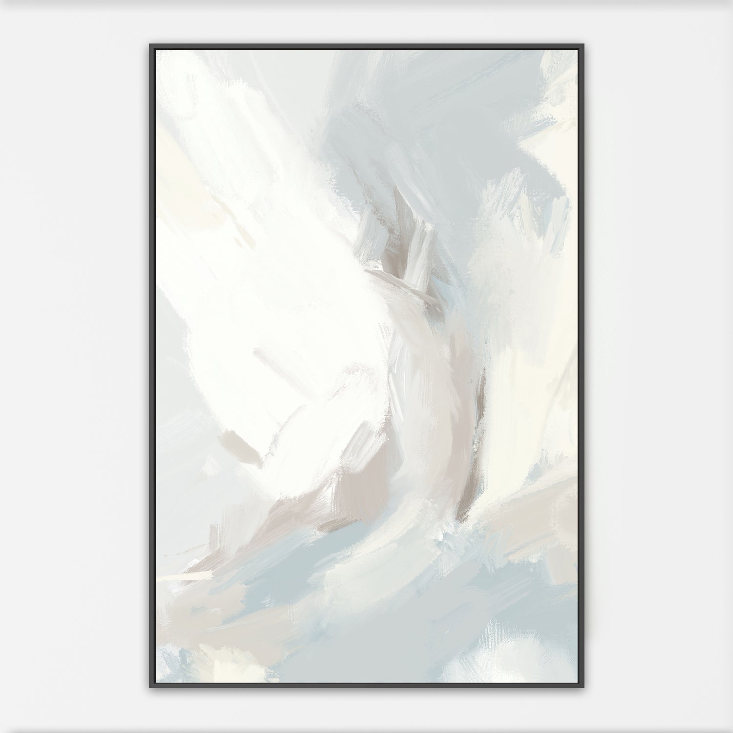 wall-art-print-canvas-poster-framed-Light Abstract Blue , By Jetty Home , By Jetty Home-3