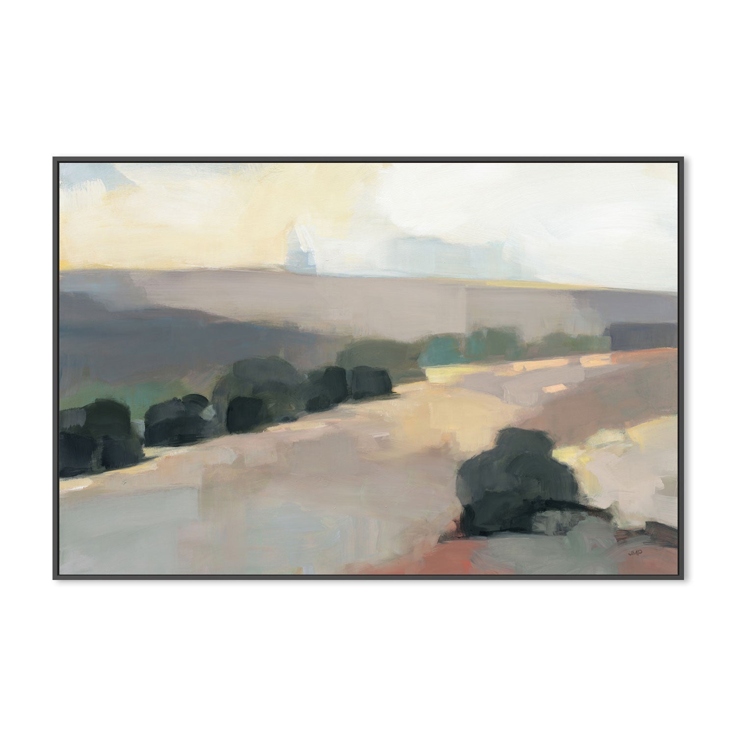 wall-art-print-canvas-poster-framed-Light in the Valley Grey , By Julia Purinton , By Julia Purinton-3