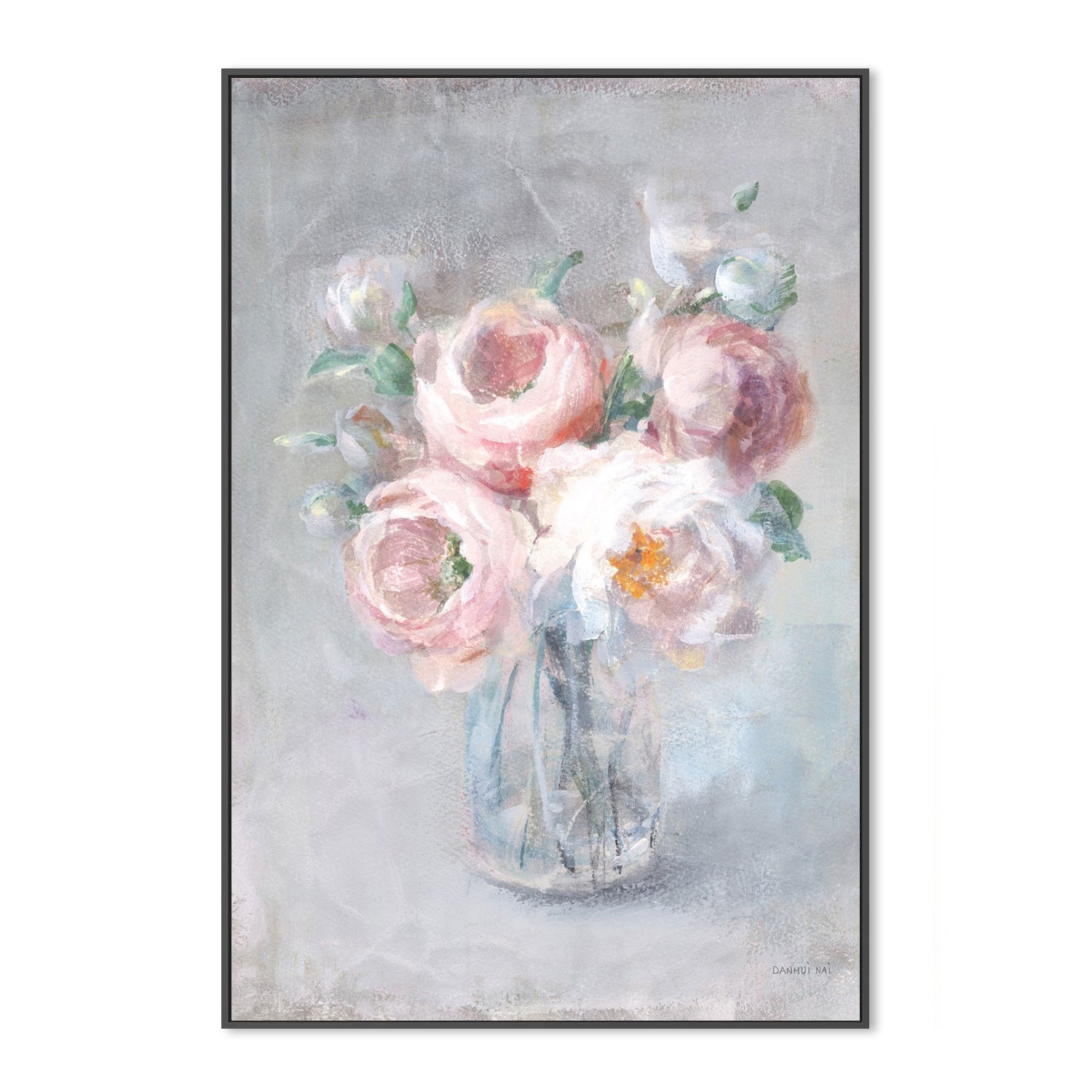 wall-art-print-canvas-poster-framed-Light Summer Blooms, Style B-by-Danhui Nai-Gioia Wall Art