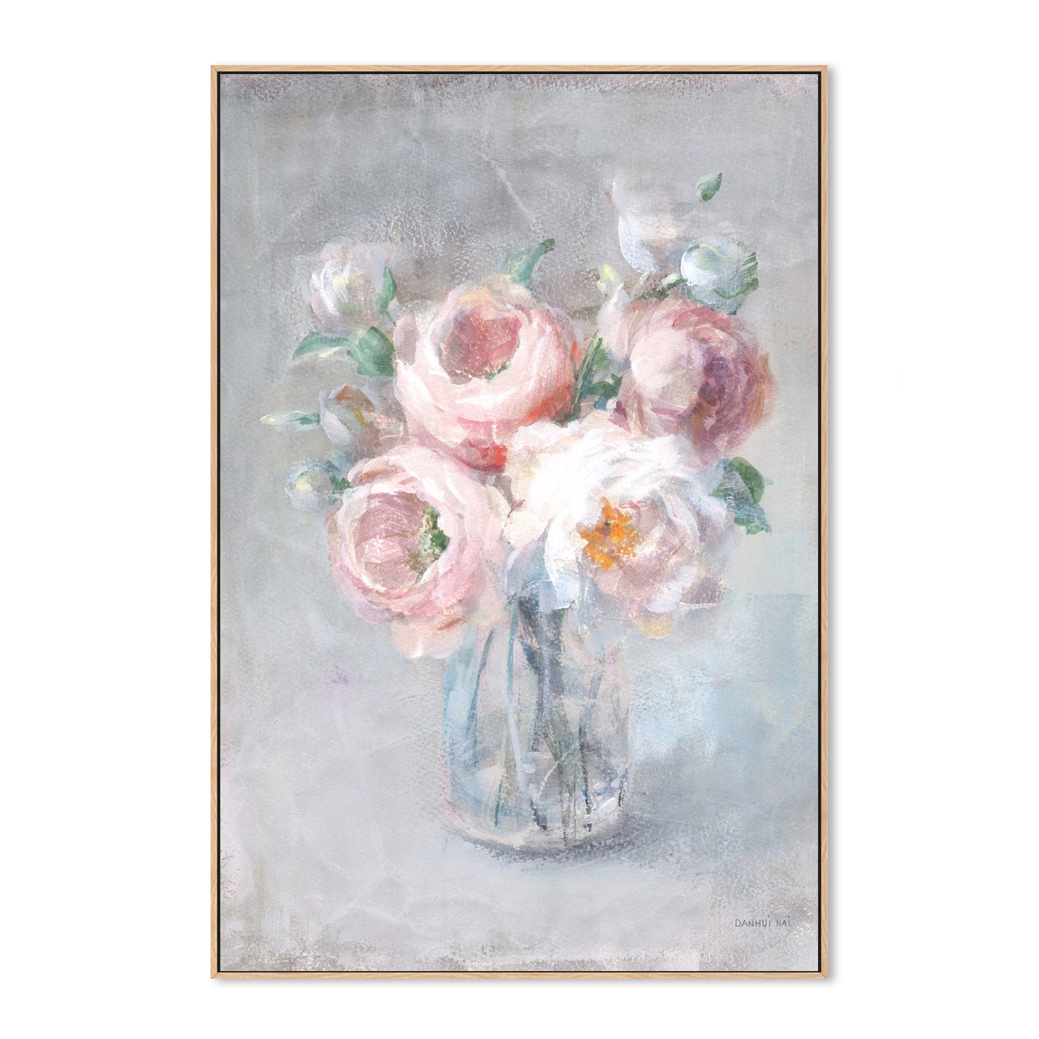 wall-art-print-canvas-poster-framed-Light Summer Blooms, Style B-by-Danhui Nai-Gioia Wall Art