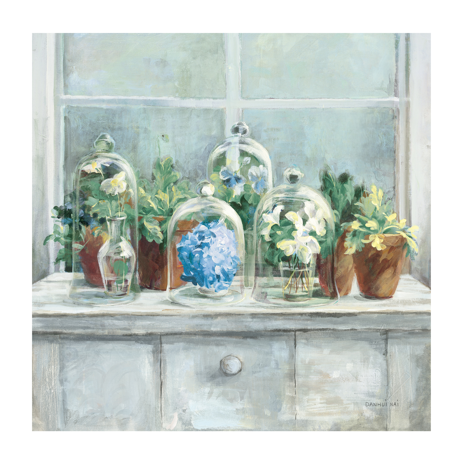 wall-art-print-canvas-poster-framed-Light Windowsill Vintage , By Danhui Nai-1