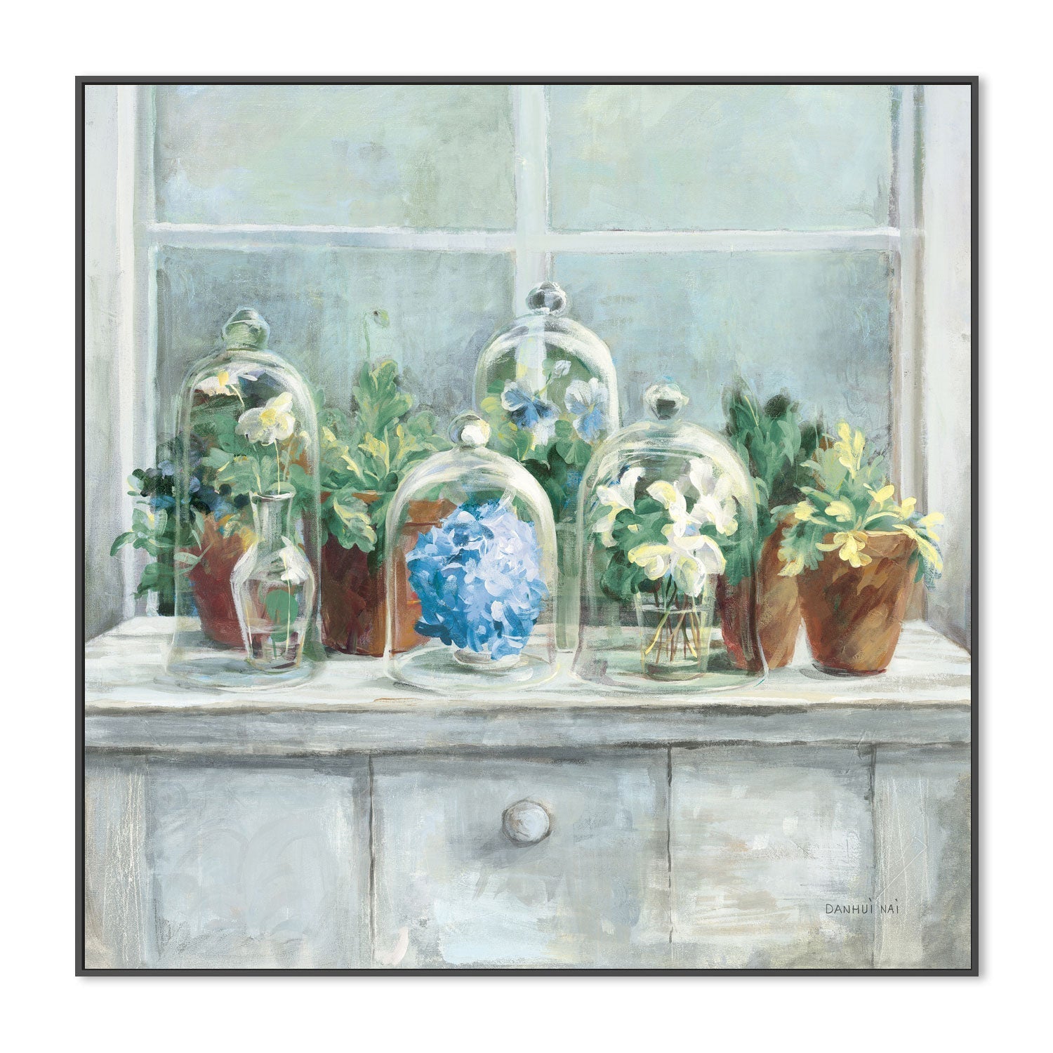 wall-art-print-canvas-poster-framed-Light Windowsill Vintage , By Danhui Nai-3