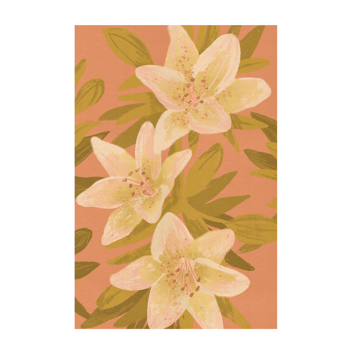 wall-art-print-canvas-poster-framed-Lilies-1