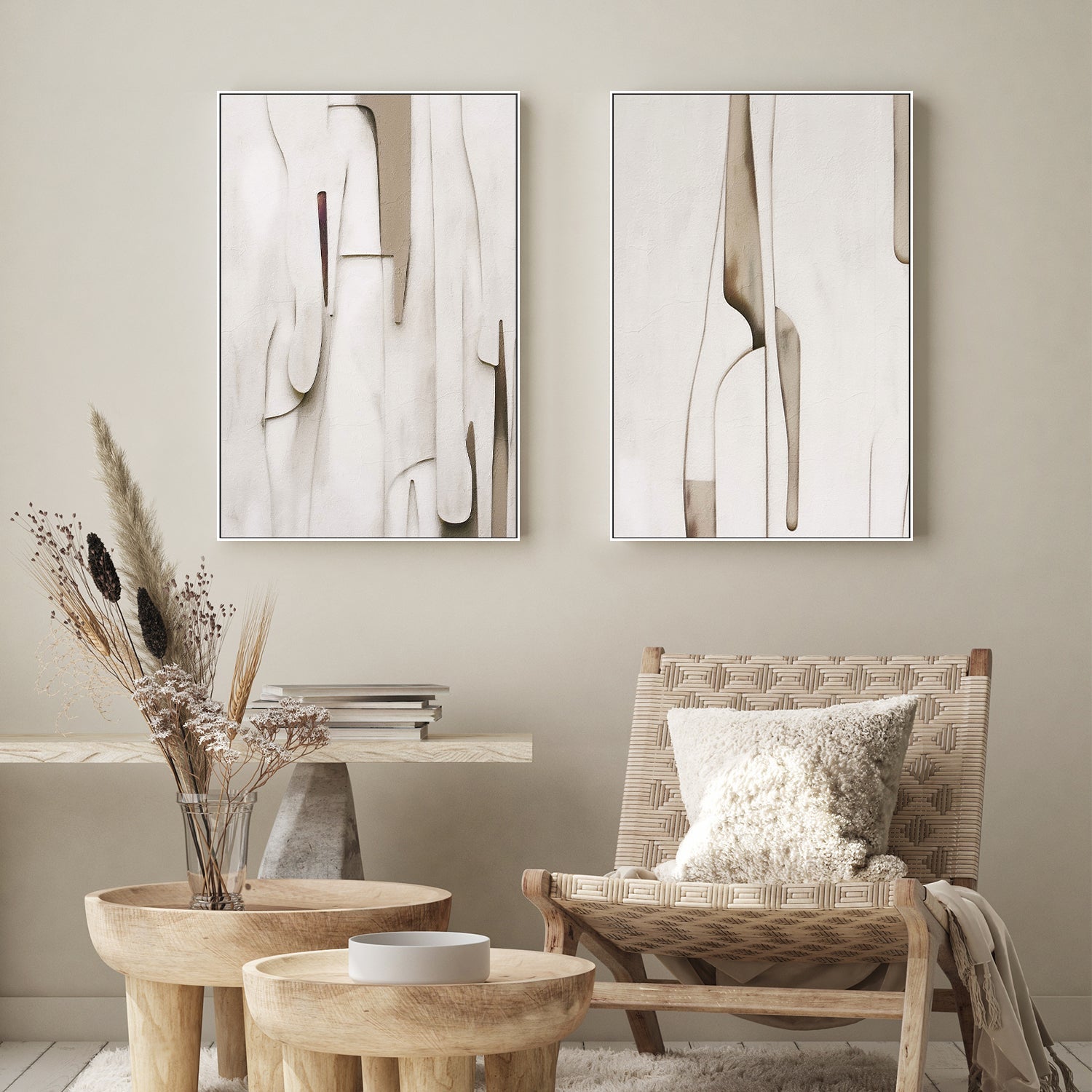 wall-art-print-canvas-poster-framed-Limites ao léu, Style A & B, Set Of 2 , By Alma-7