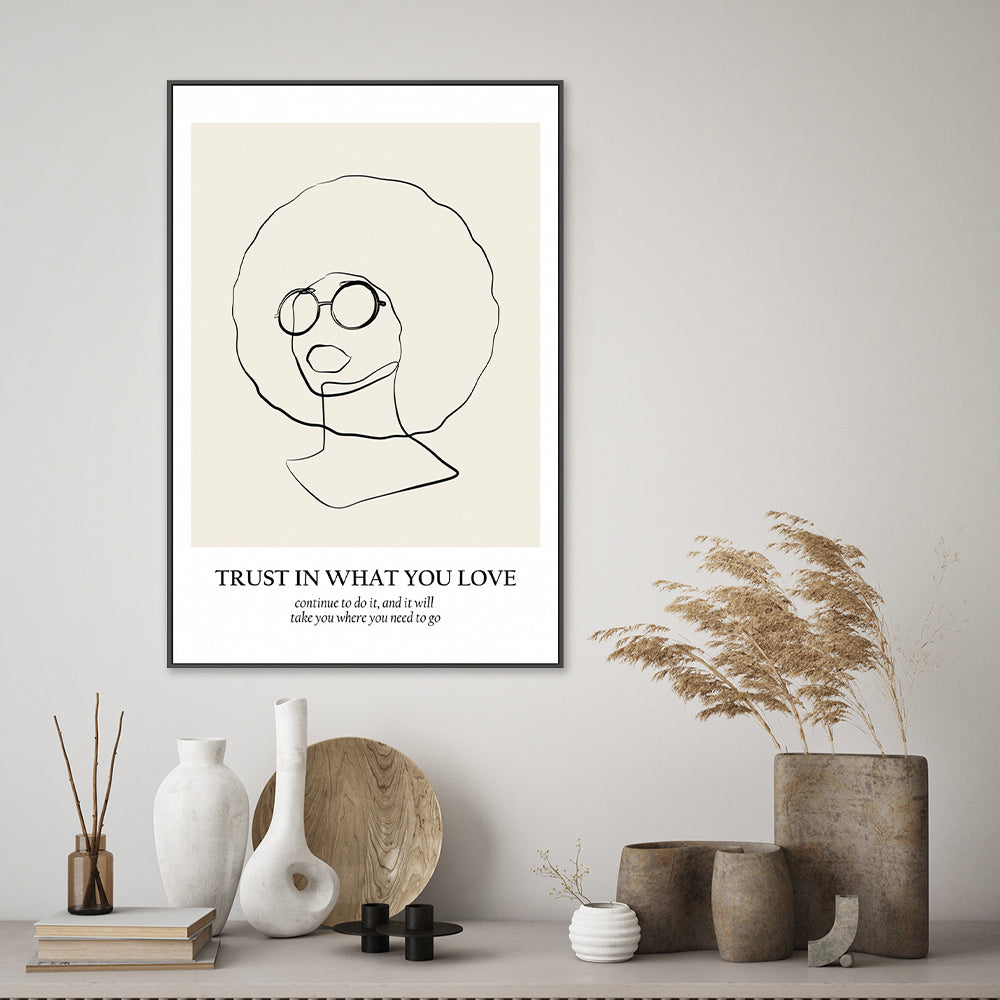 wall-art-print-canvas-poster-framed-Line Art, by Anastasiya-by-Plus X Studio-Gioia Wall Art